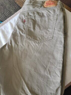 Mens Big & Tall Levis 559 Tan Jeans 44x34